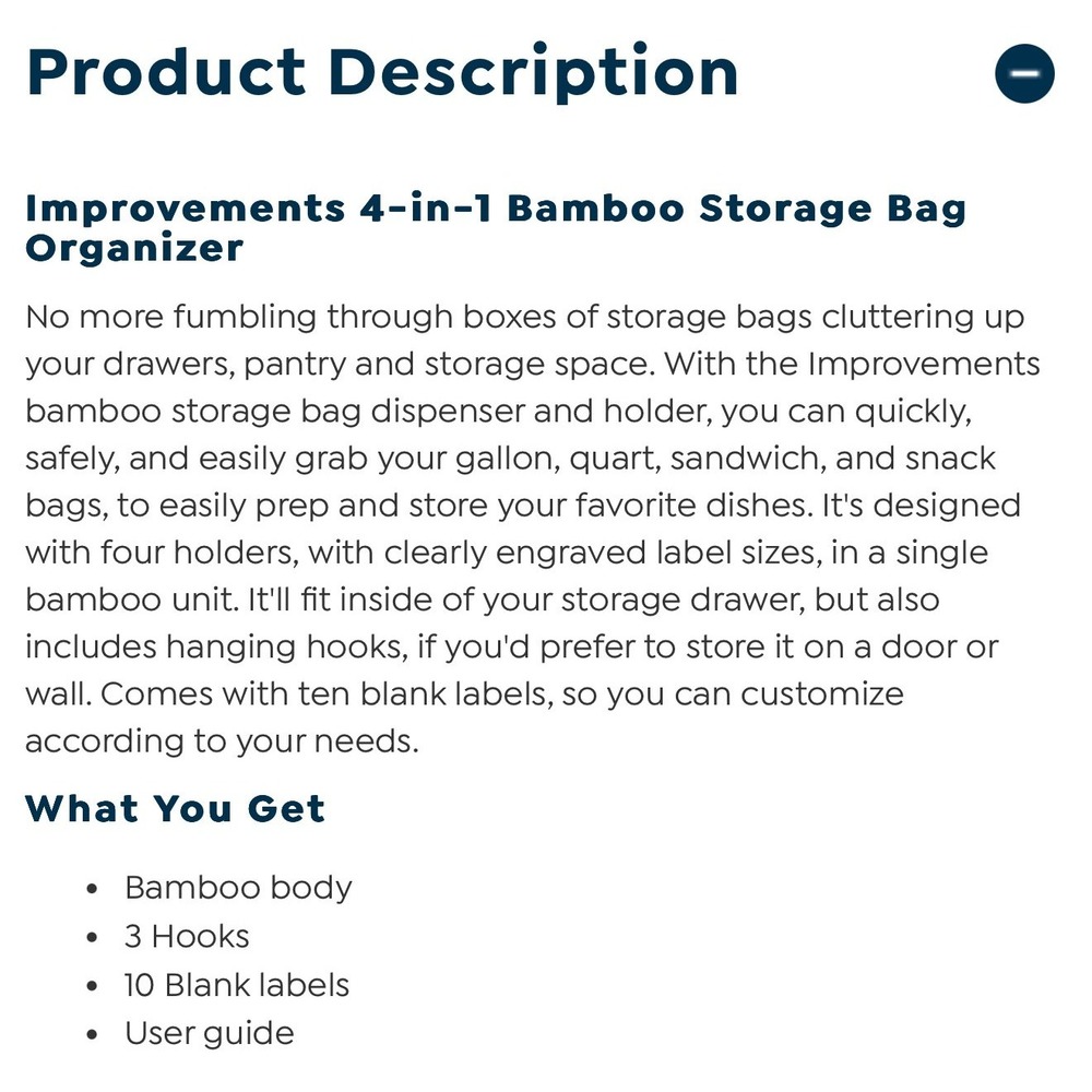 4-in-1 Storage Bag Organizer by Casanero - Picture 6 of 14